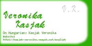 veronika kasjak business card